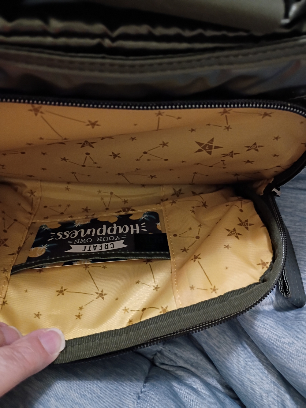 Lug Quilted Medium Satchel Crossbody - Rumble - Picture 3 of 16
